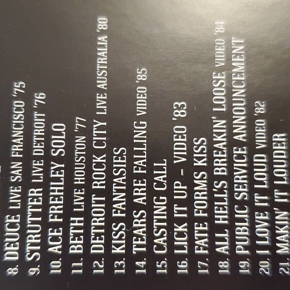 KISS Gold 2004 2 CDs and DVD 'Kiss Exposed' Videos Music KISS ARMY - Picture 14 of 16